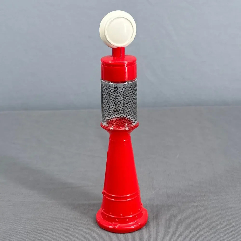 VTG Avon Remember When Gas Pump After Shave Bottle Red Clear 4oz Man Cave Retro